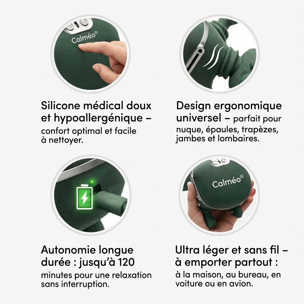 Calméo® – Masseur Cervical Relaxant.